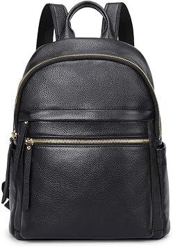 Kattee Genuine Leather Backpack Purse 