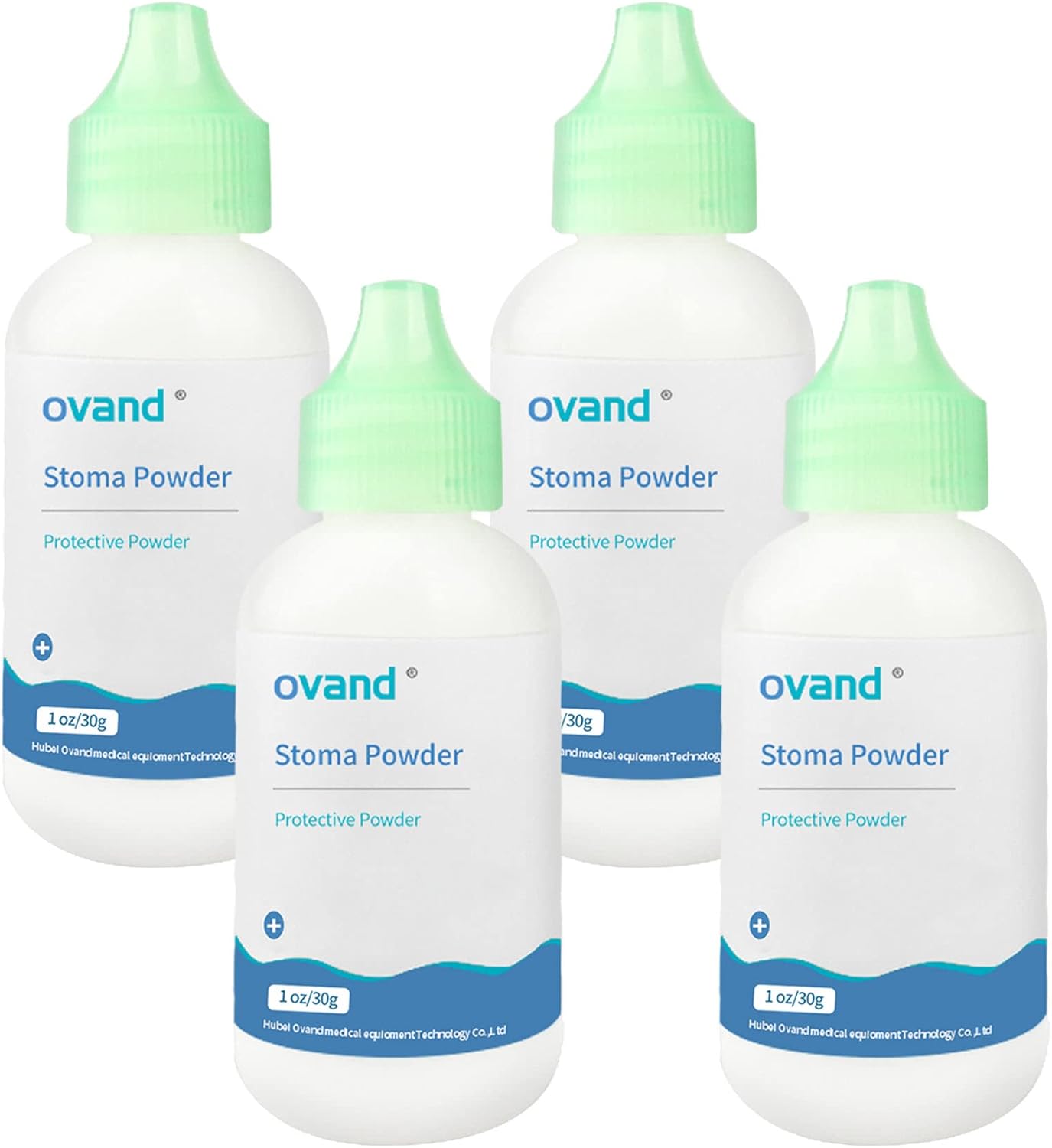 4 Pack Stoma Powder Ostomy Skin Care Powder, Protects