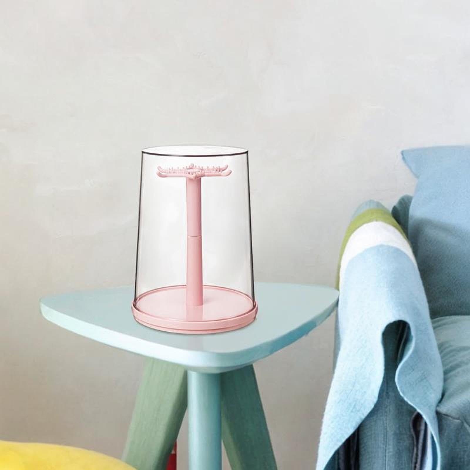 Espositore girevole a 360° per bambole, in polipropilene di alta qualità, per mini giocattoli, statuette e organizer per gioielli (22 x 29 cm)