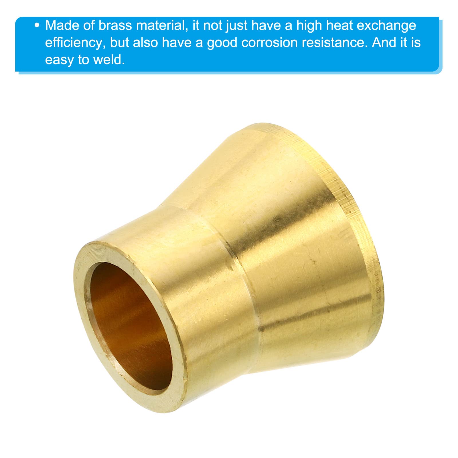 Amazon.co.jp: PATIKIL ブラス冷媒分配器 16mm x 6.35mm 4ホール