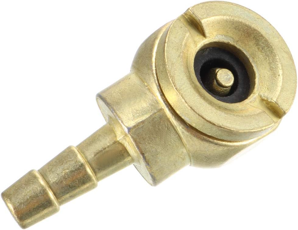 uxcell Tire Air Chuck, 1/4" Connector Brass Plating Tire