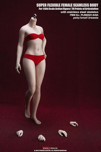 Miniatura 7 de HiPlay TBLeague - Figura de 16 a escala 12 pulgadas, cuerpo súper flexible, sin costuras, tipo de cuerpo simétrico y figuras coleccionables en