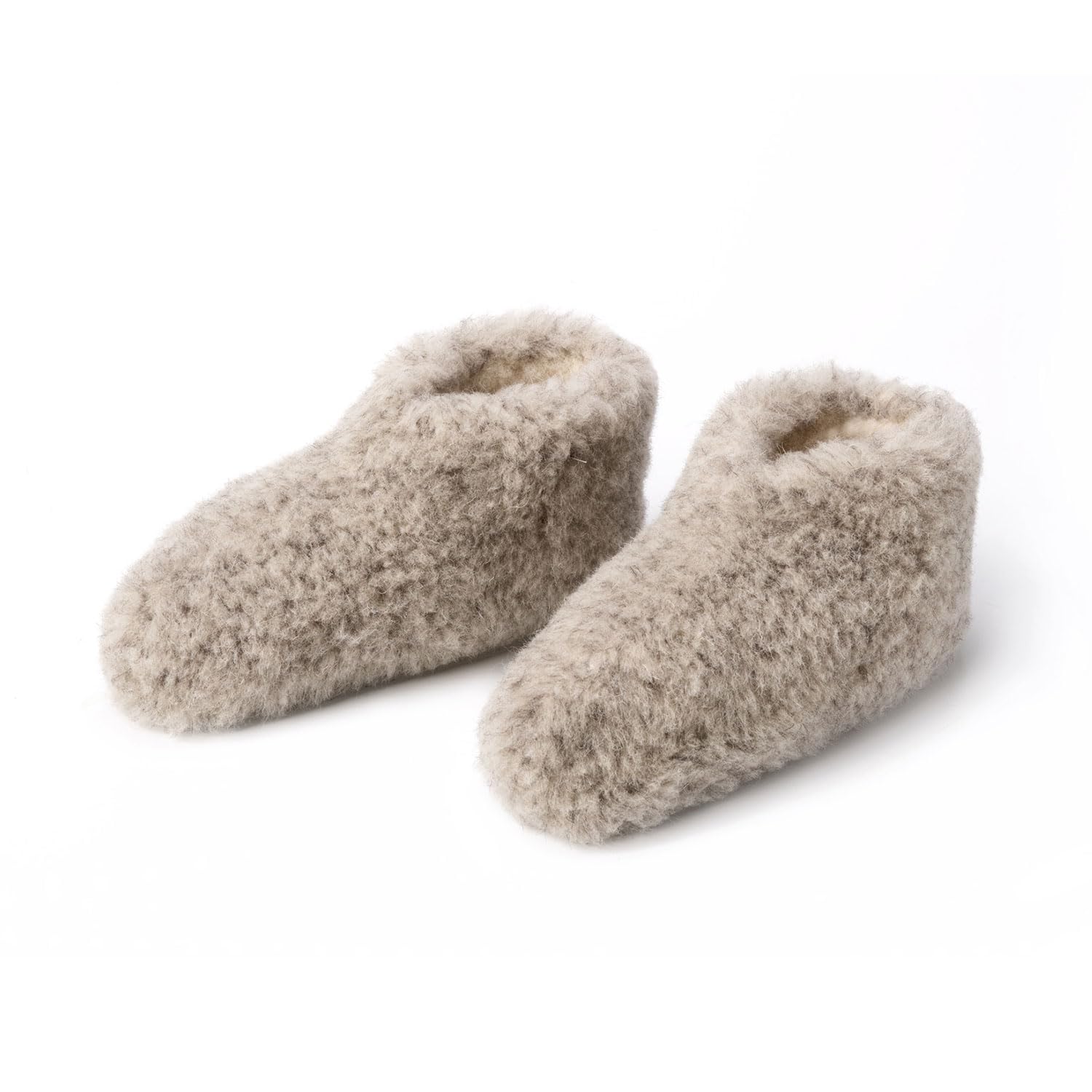 THE COZY SHEEP Hausschuhe für Damen und Herren | Äußerst Bequeme & Weiche Wollhausschuhe aus 100% Merinowolle | Warme Hüttenschuhe Winter | Niedriges Modell Geschlossen