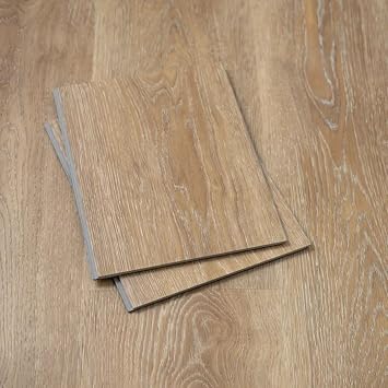 Flooret 12 Cut Sample Luxury Vinyl Plank Flooring | DIY Click Installation, 40 Mil Wear Layer, Waterproof and Scratch Resistant LVP | Sutton Signature Microbevel