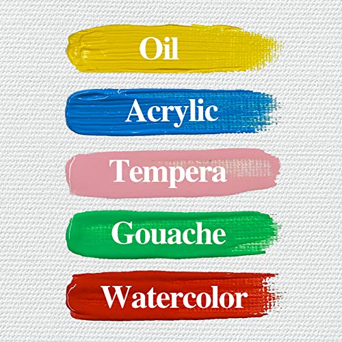 image for Simetufy Canvas Boards for Painting, 42 Pack 5x7 Inch Small Canvases f