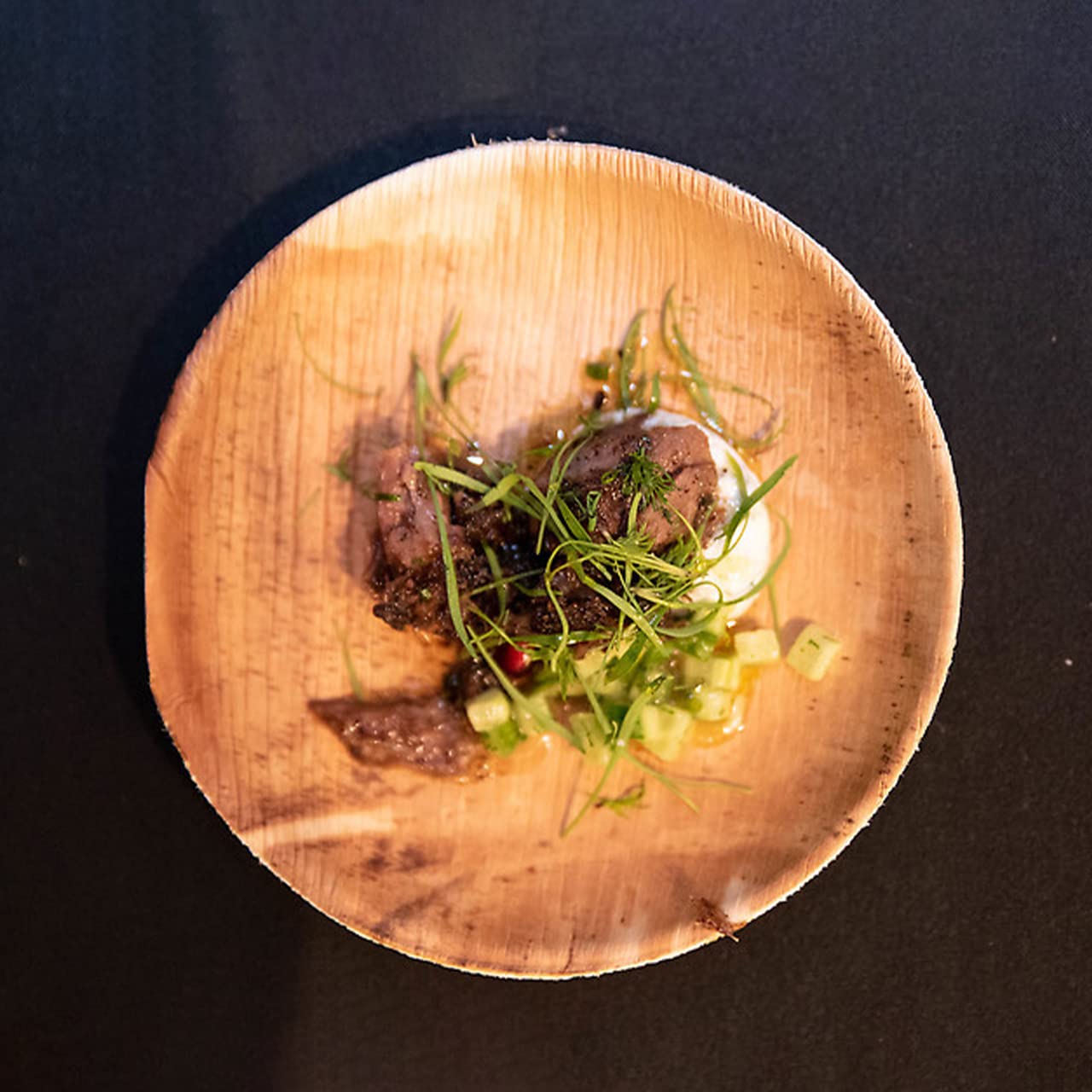 9 Inch Round Large Plates Biodegradable Plates for Weddings; Parties and Event- 8 Pack of 25 Plates - 200 Plates