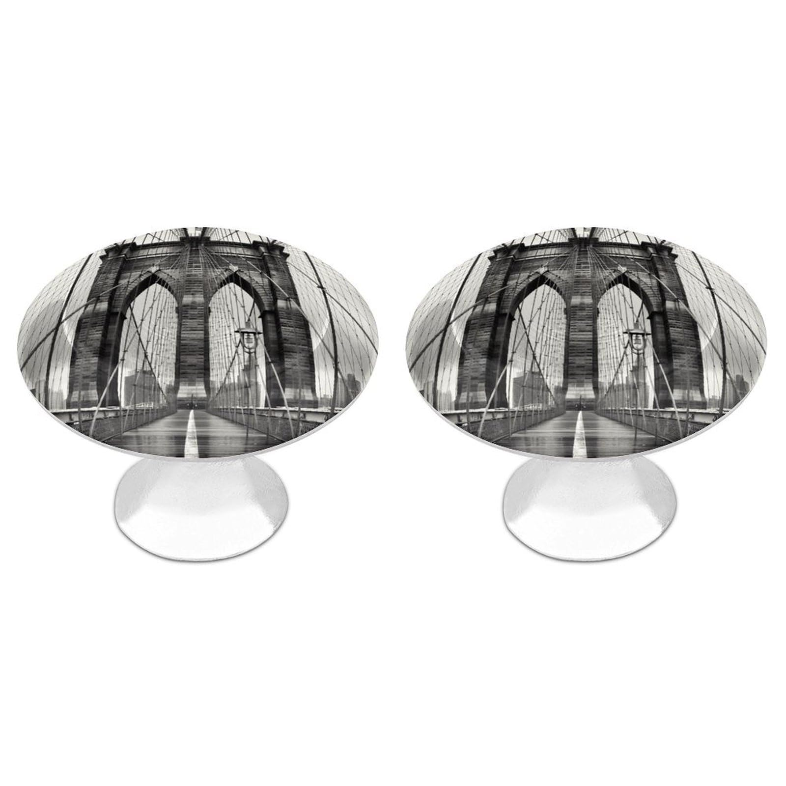 Btcowzrv Style Brooklyn Bridge 2 Pack Cabinet Knobs Drawer Pulls