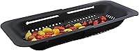 Vista 1 de Colador extensible para colocar sobre el fregadero, plegable, de plástico, para frutas, verduras, pasta, espagueti, escurridor, cesta multiusos