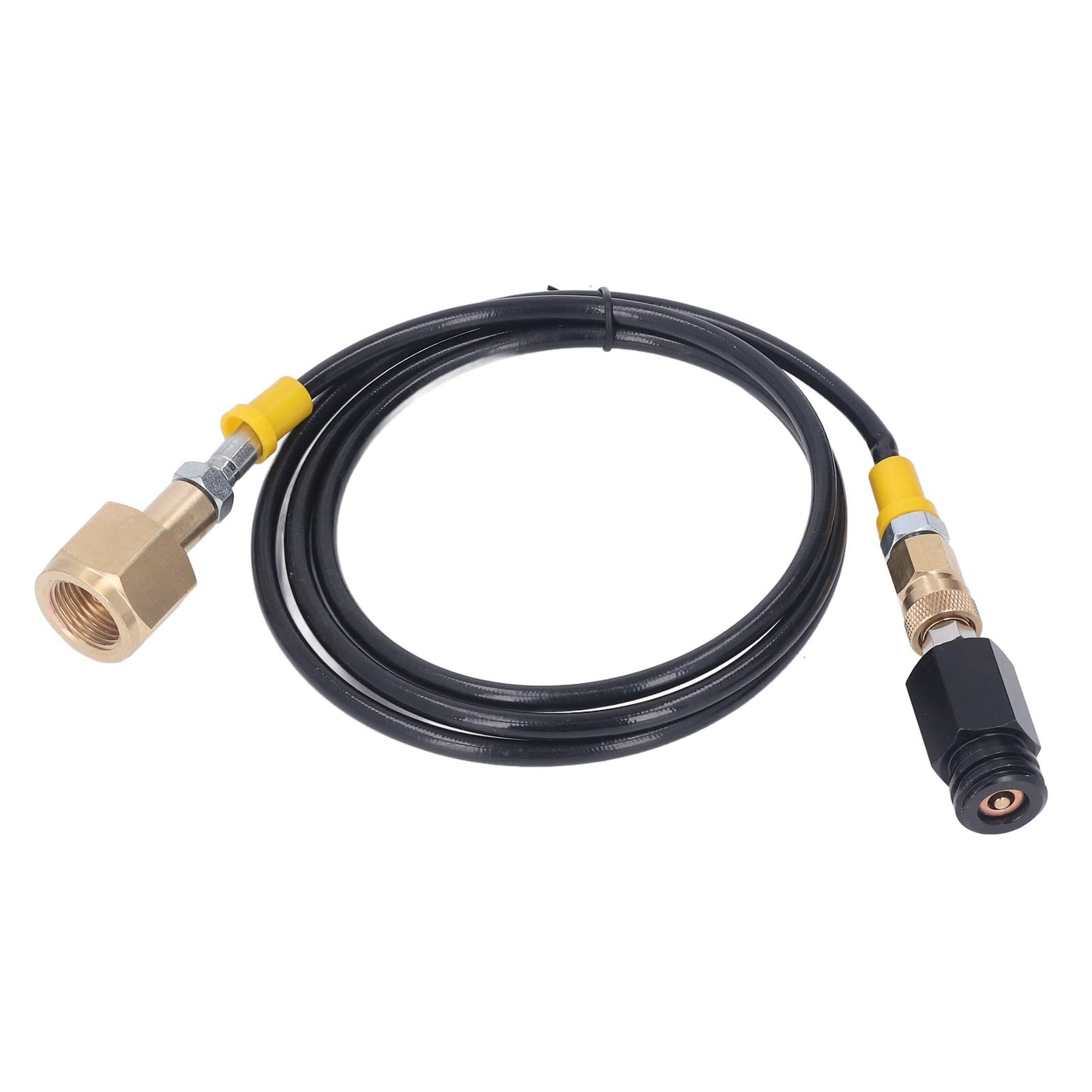 Adattatore di Ricarica per Bombola di CO2 Connettore Durevole con Tubo da 60 Pollici per Macchina per Bibite CGA320 Materiale Acciaio Inossidabile Ottone Alluminio per Produttori di Bibite