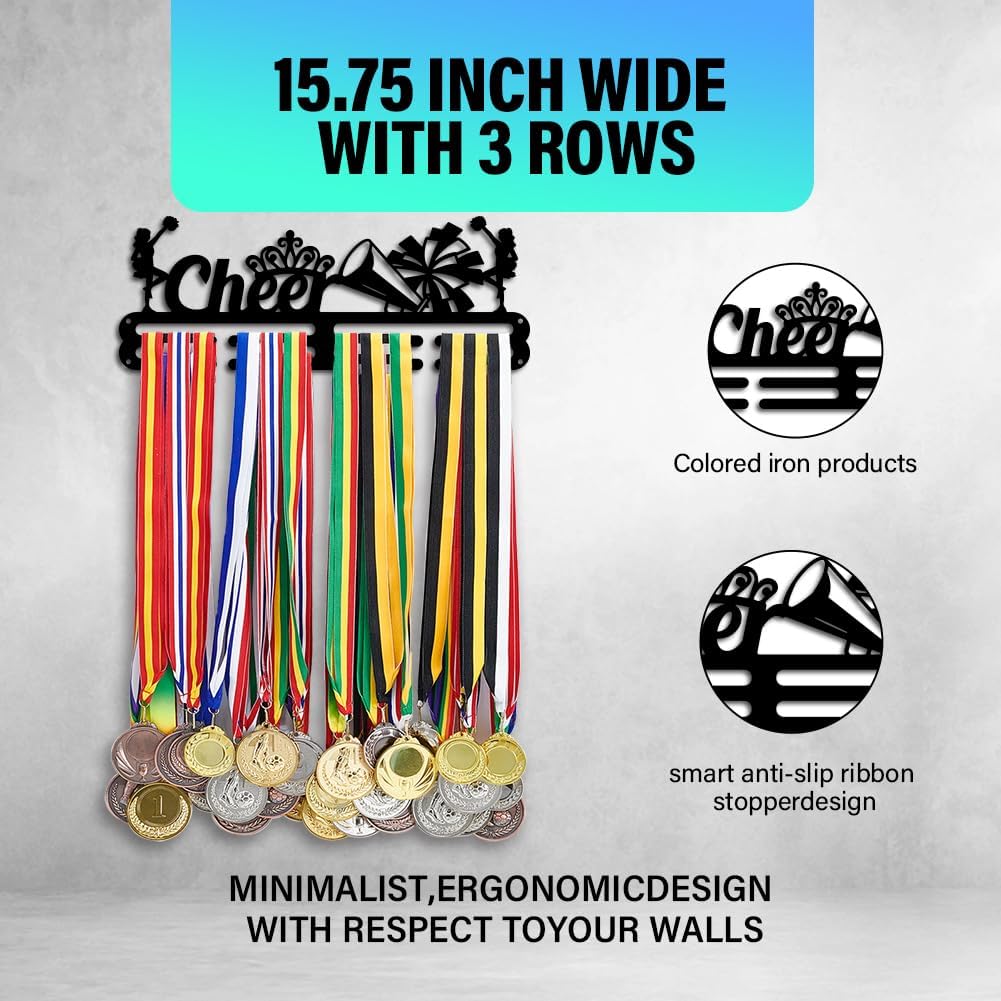 PH PandaHall Cheer Medal Hanger Display Rack Cheerleaders Medal Holder