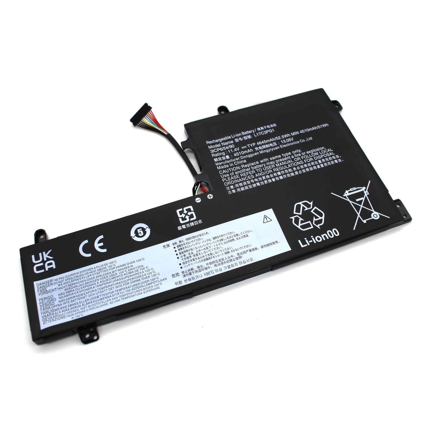 PORTATIL MOVIL - Batteria compatibile con notebook Lenovo Legion Y530 Y7000 Y7000P Y540-15IRH L17C3PG2 L17M3PG1