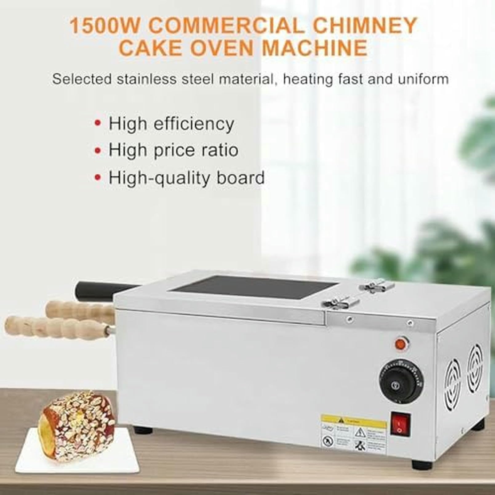 Horno De Chimenea Comercial, Eléctrico, Ideal para Bares, Panaderías Y Pastelerías.