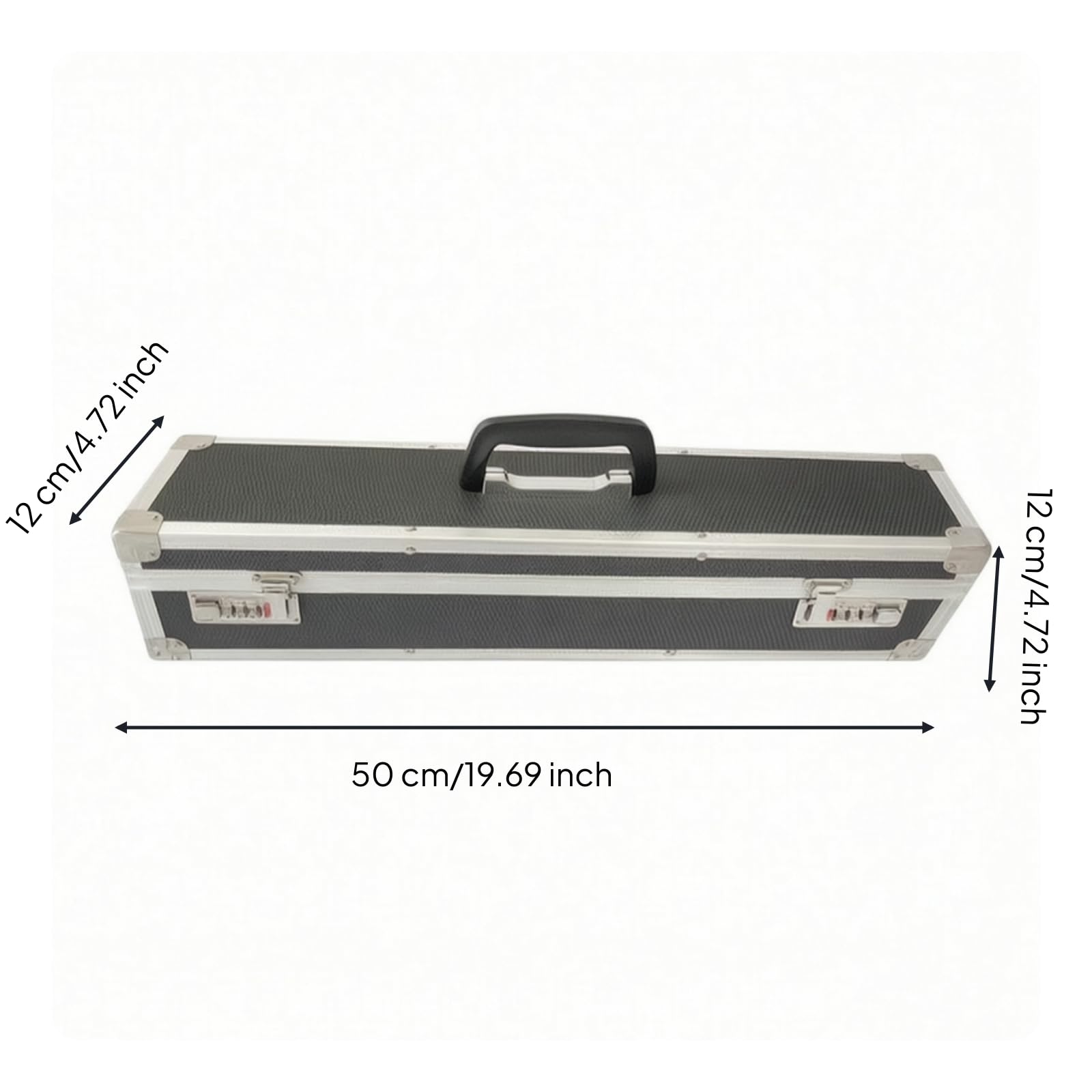 Custodia da Trasporto con Rivestimento Ammortizzante E Chiusure a Combinazione Integrate per Riporre in Sicuro Strumenti Musicali E Componenti Elettronici per Uso Professionale E Hobbistico