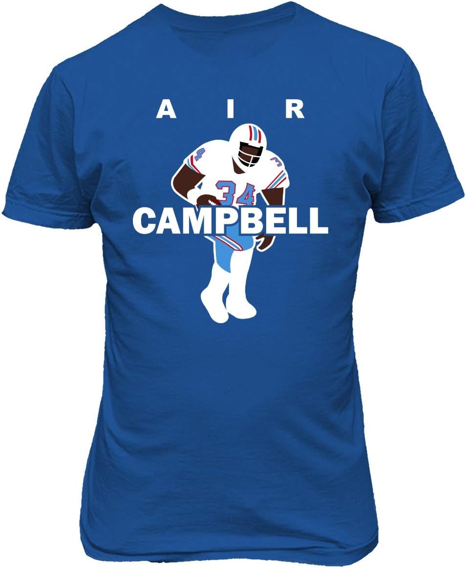 Houston AIR Campbell Football Men's T-Shirt (Royal, 2X-Large)