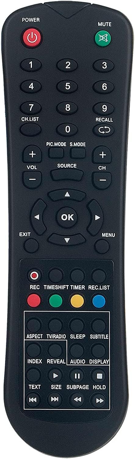 ALLIMITY Replace Remote Control fit for AKAI MASTER CONTINENTAL EDISON OCEANIC SCHAUB LORENZ SEELTECH SELD215-843FHB LD24FA06HDW OCEALEDCC215B2 AKTV2010 TL222 TL291 TL202 TL320 TL401B TL470 TL220