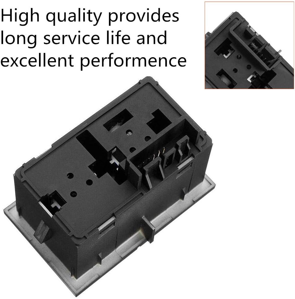 Fog Light & Cargo Lamp Switch Replace 15143597 Fit for 2003-2007 GMC Sierra Chevrolet Silverado 1500 2500HD, Fit for 2003-2006 Cadillac Escalade EXT