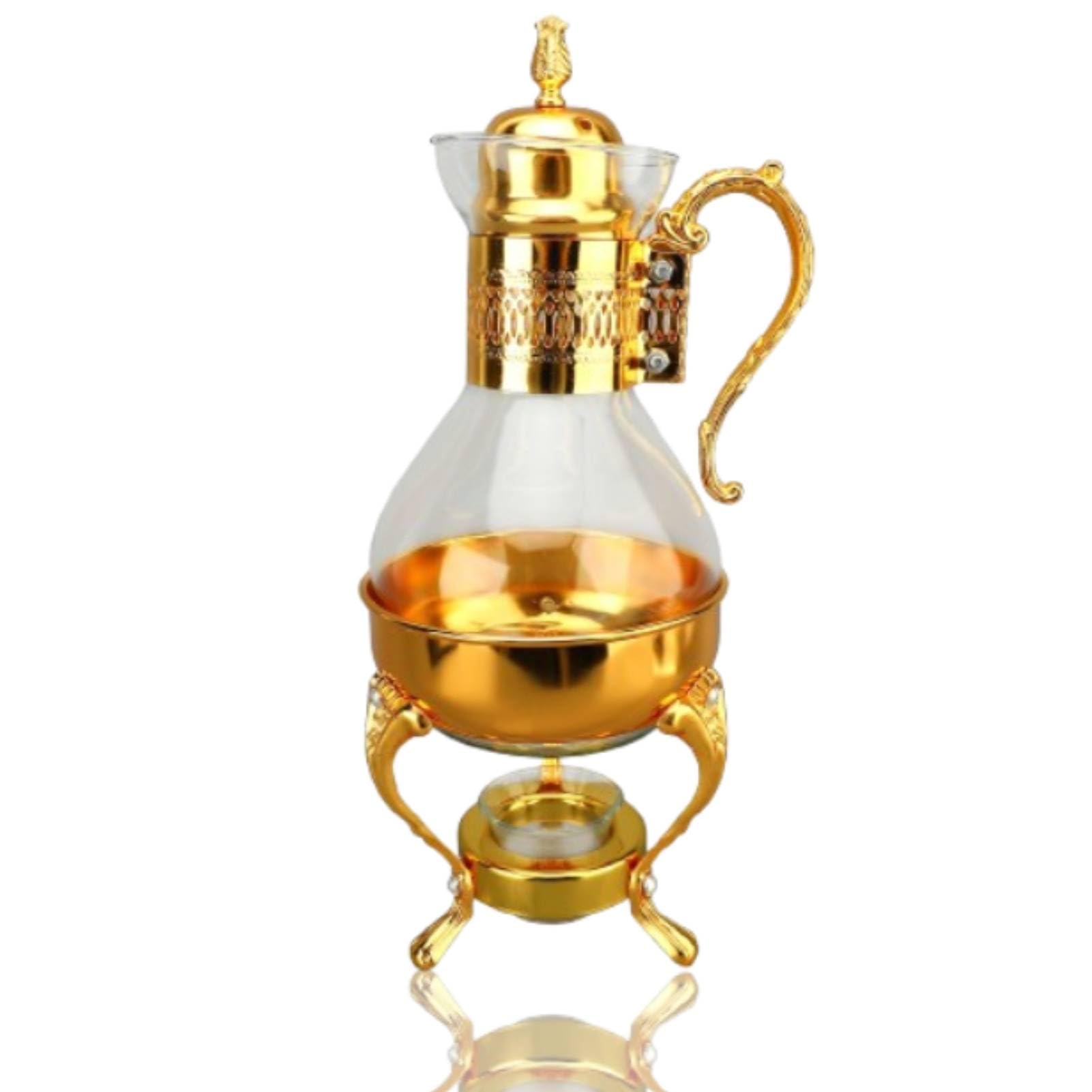 Cafetière en verre pour thé glacé et café chaud du matin