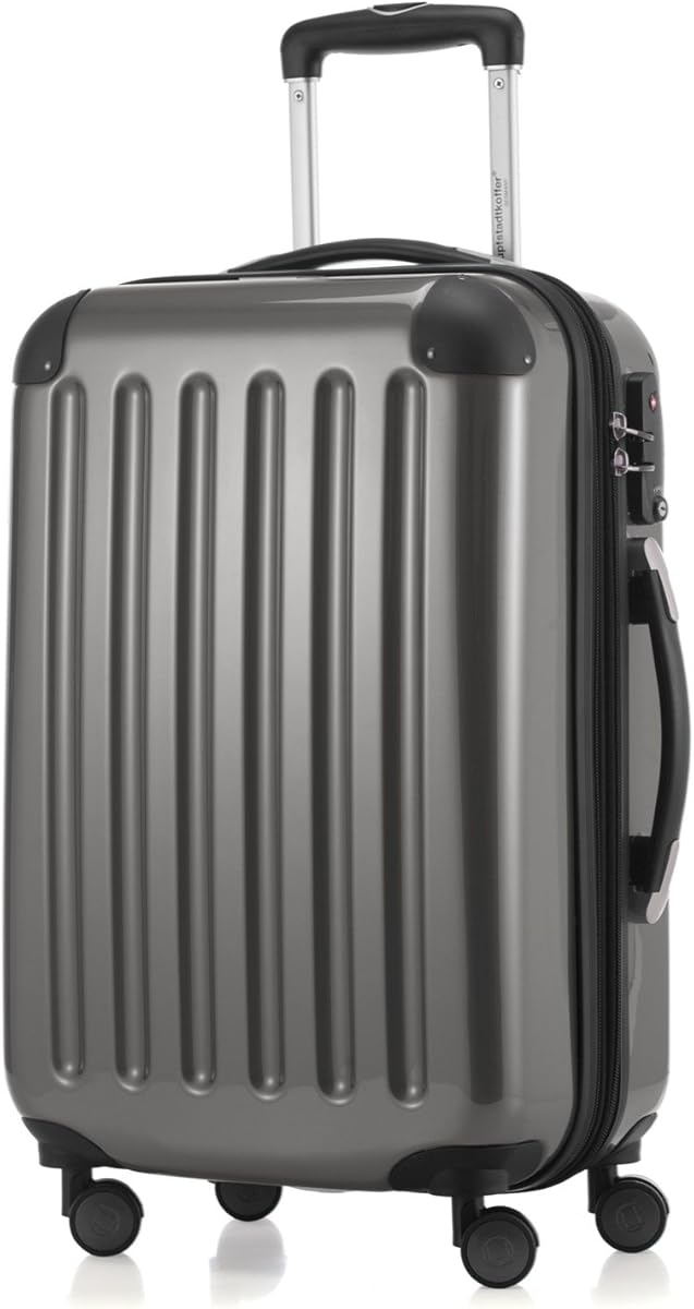 Hauptstadtkoffer - Alex - Bagage à Main Cabine Valise Trolley 4 Roues, TSA, 55 cm, 42 litres, Titan