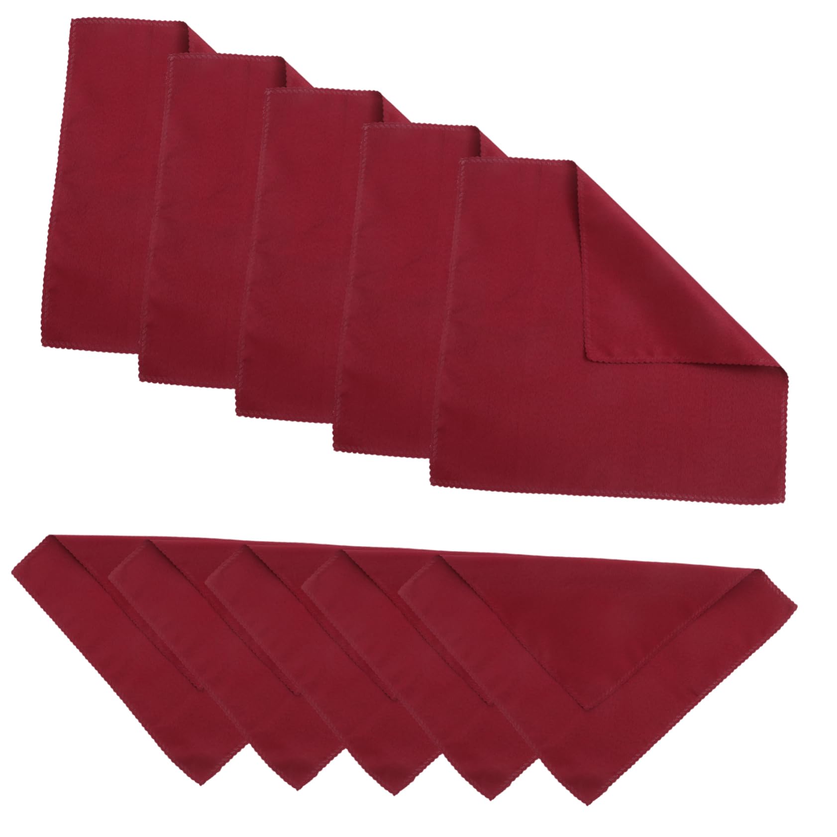 Serviette cocktail en tissu HEMOTON 48x48cm serviettes de table carrées pour bar et hôtel