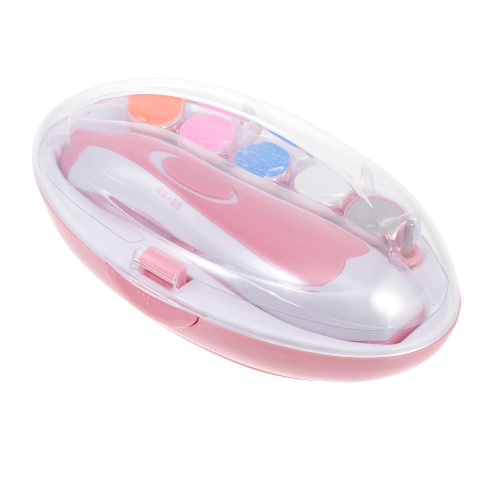 SUPVOX Electric Nail Trimmer Set Handheld Nail File for Boys and Girls Babies Pedicure Tool Smart Manicure Polisher