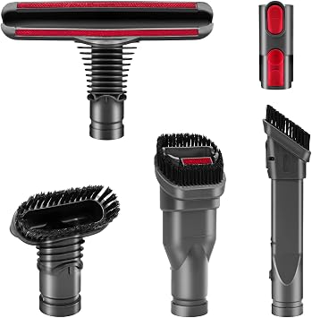 Replacement Parts - Replacement Attachments Tools Kit for Dyson V6 V7 V8 V10 DC24 DC33 DC35 DC44 DC58 DC59 DC62 DC74 Cordless Vacuum Accessories A Set of 5