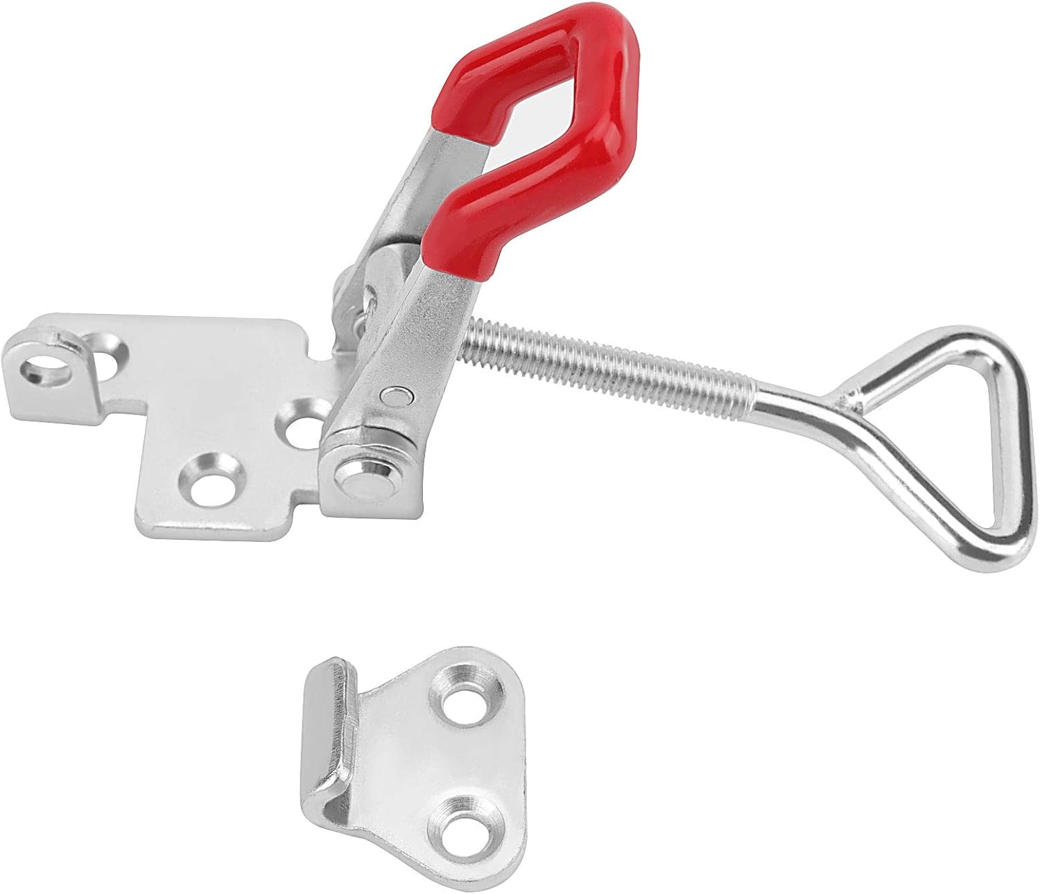 ZOENHOU 6 Pack 4002 Adjustable Toggle Latch Clamp, 550 Lbs Heavy Duty Horizontal Quick Release Pull Latch Clamp for Cabinet Box Trunk Case
