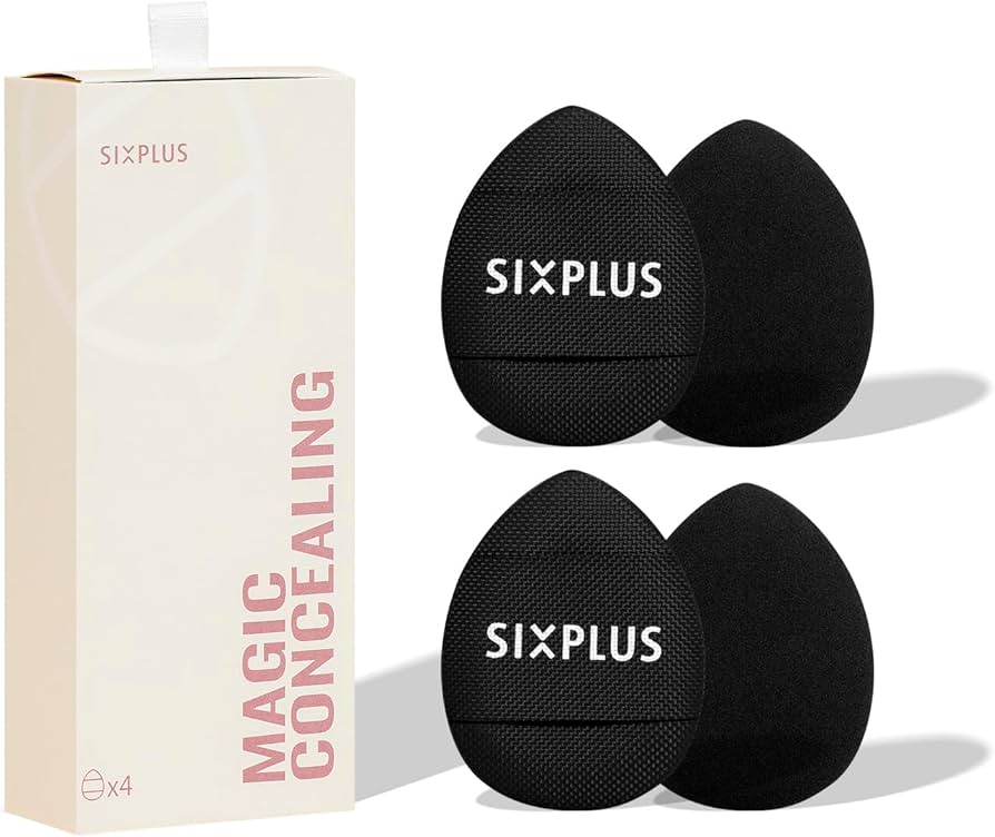 Amazon | SIXPLUS クッションファンデ 4個入り ミニサイズのエアパフ