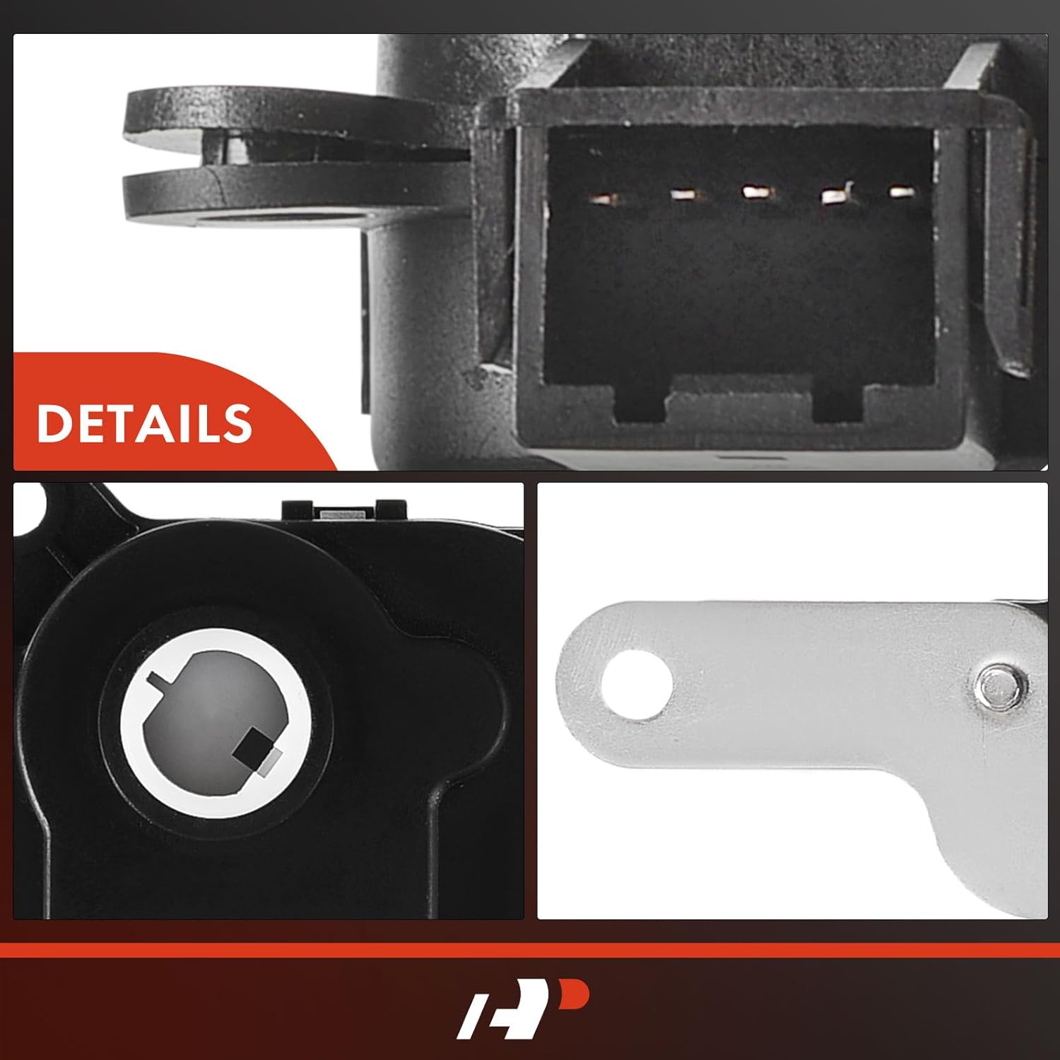 A-Premium HVAC Heater Blend Door Actuator, Compatible with Hyundai Elantra 2007-2010 I4 2.0L Sedan, Elantra 2009-2010 I4 2.0L Hatchback, Main, Mode Actuator, Replace# 971542H000