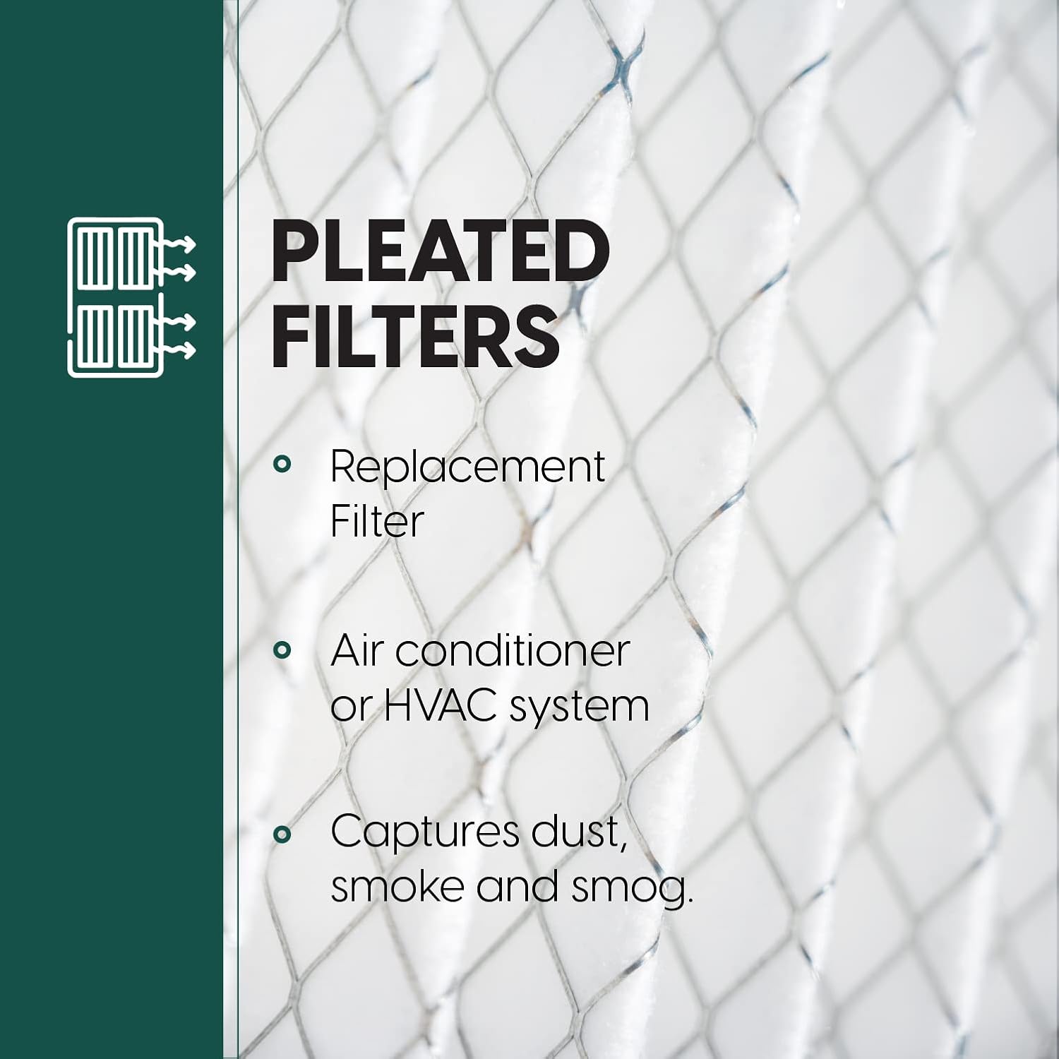 EconoHome 20x25x4 AC Furnace Pleated Air Filter MERV 11 Replacement – Allergen Defense, 2 Pack, Fits Lennox (X6673), Honeywell (FC100A1037) filters. (Actual size: 19.94 x 24.86 x 4.36 Inches)
