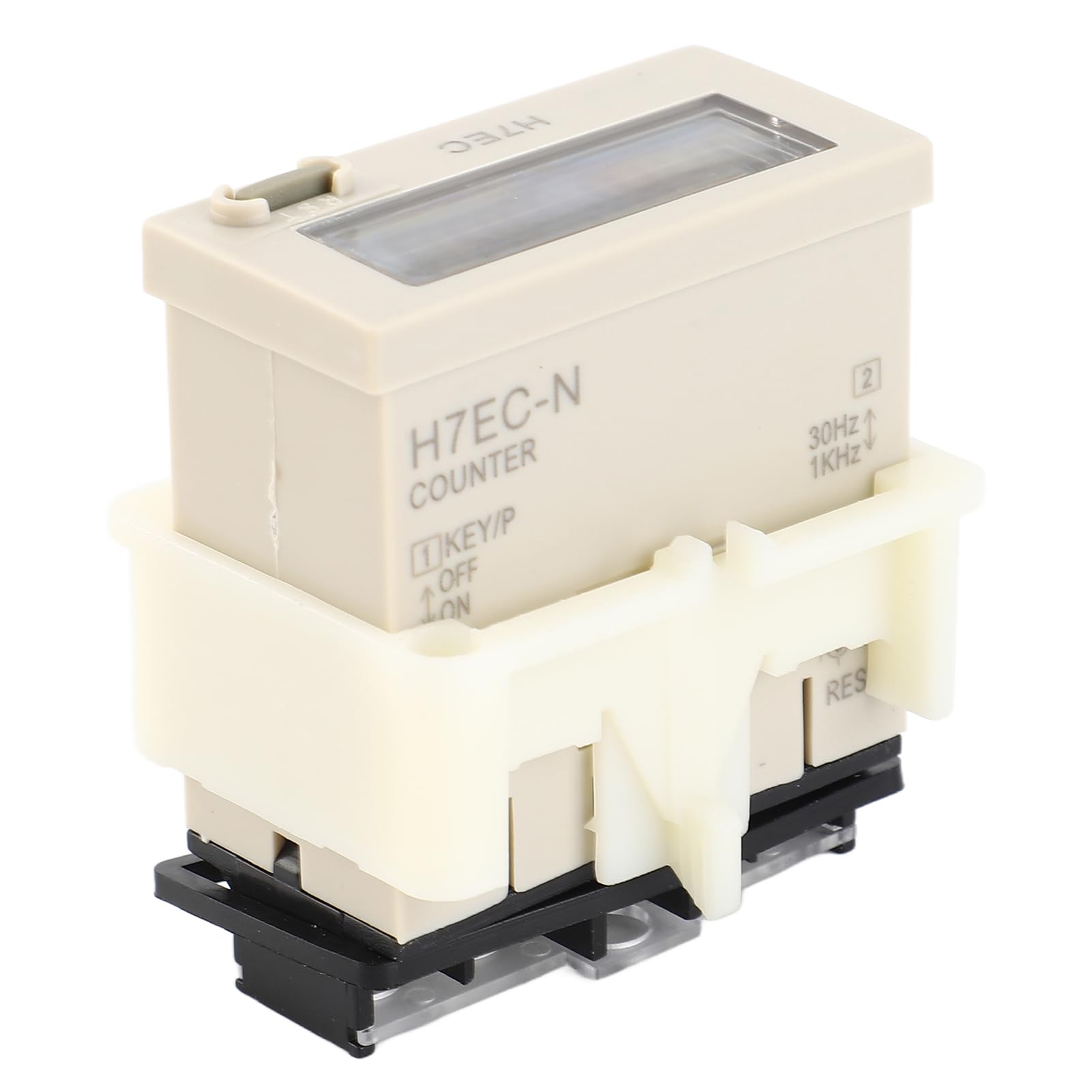 Contatore Elettrico Digitale Ad Alta Precisione con Display LCD a 8 Cifre per Conteggio Accurato e Batteria Al Litio di Lunga Durata-Ideale per l'installazione di Pannelli Standard