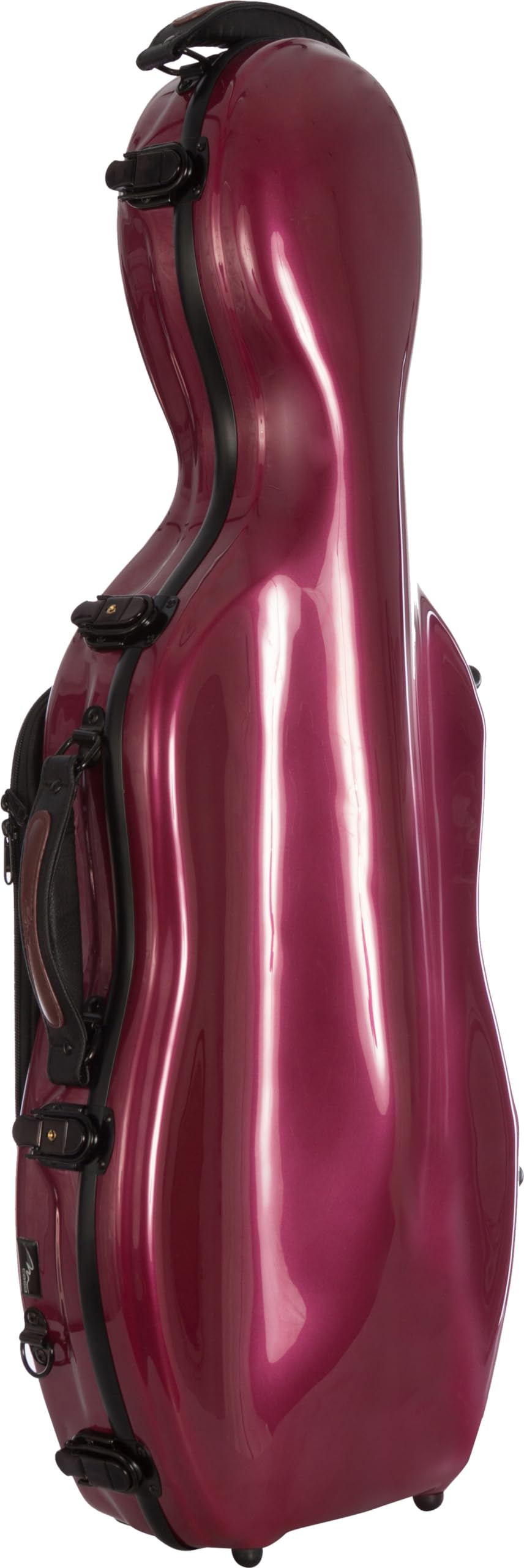M-Case Étui pour Alto Fiberglass 38-43 Ultra Light Bordeaux Brillant Sac à Musique