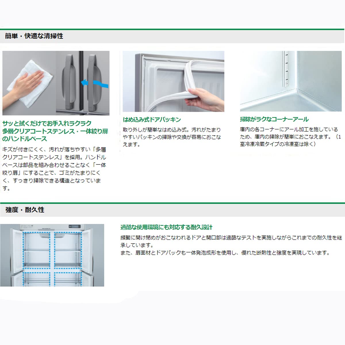 Amazon | ホシザキ 業務用冷凍冷蔵庫 HRF-63AT-ED | ホシザキ | 冷蔵庫 