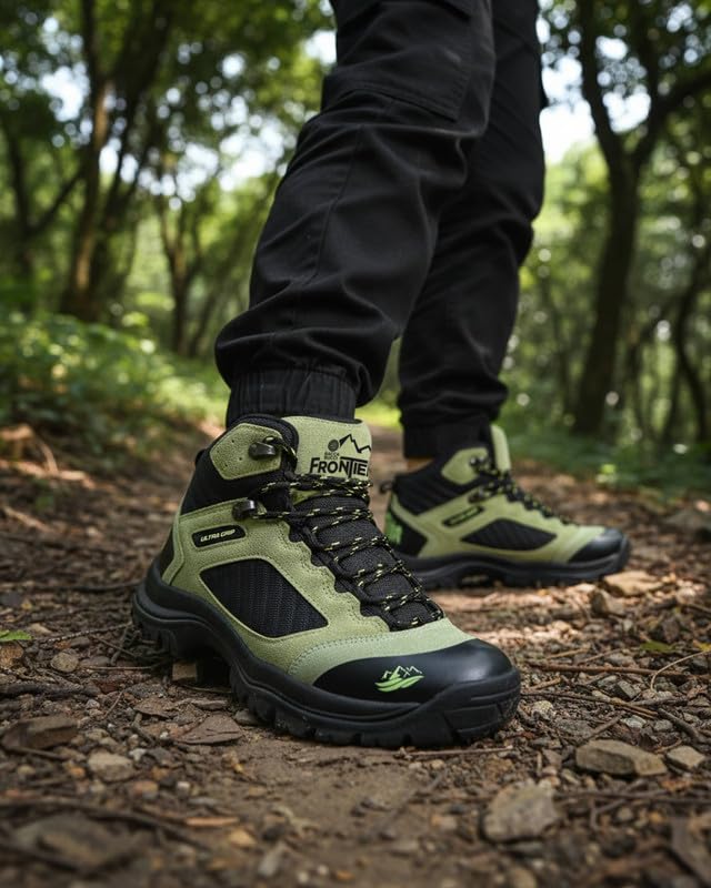 Image of Bacca Bucci Frontier Women's Hiking & Trekking Boots | Lightweight Textile Upper | High Grip Outdoor Trail Shoes for Women