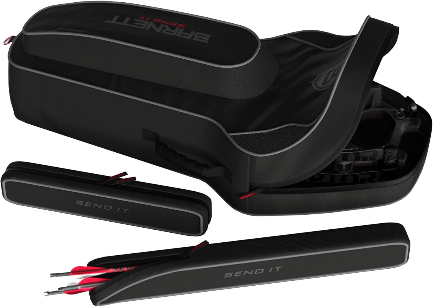 BARNETT Ballistic Nylon Crossbow Case for XP & Raptor Models – Heavy-Duty Padded Case with Backpack Straps and Storage