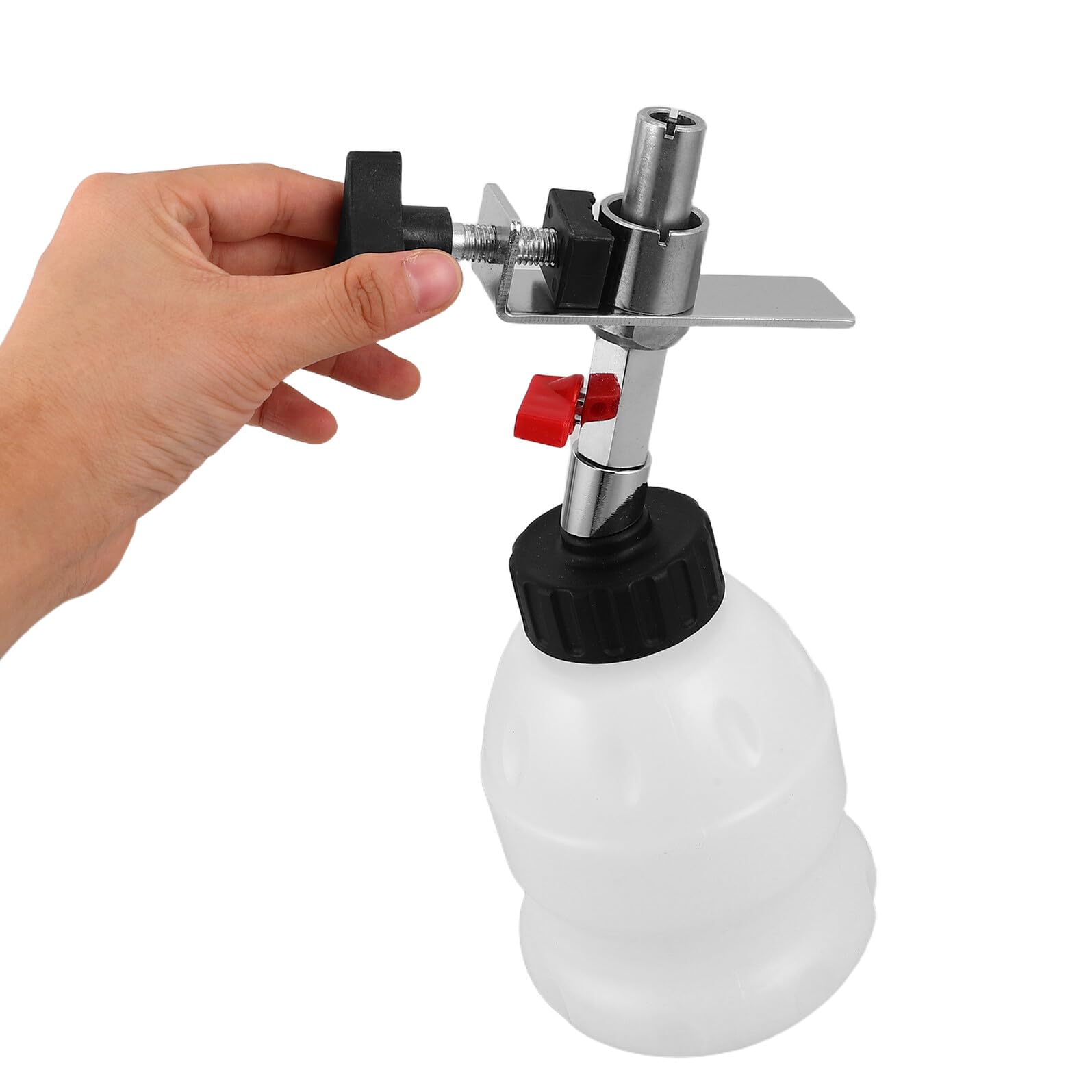 Jarra de Aceite Confiable de 1l con Boquilla Angular Metálica y Mecanismo Avanzado de Sellado para Mantenimiento de Técnicos Automotrices y Usuarios Domésticos