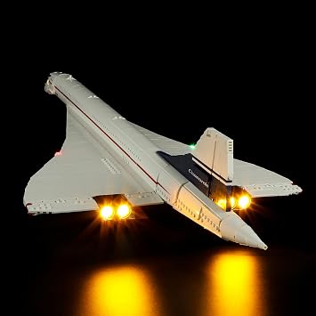 Lightailing Light Kit Compatible with Lego- 10318 Concorde | Easy-to-Install LED Lighting Kit for Home Decor, Shelf Display & Collector Gifts Model Not Included