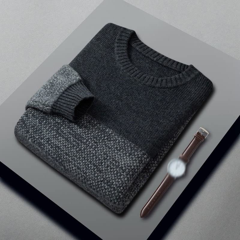 Pull décontracté lâche en maille pour homme actif