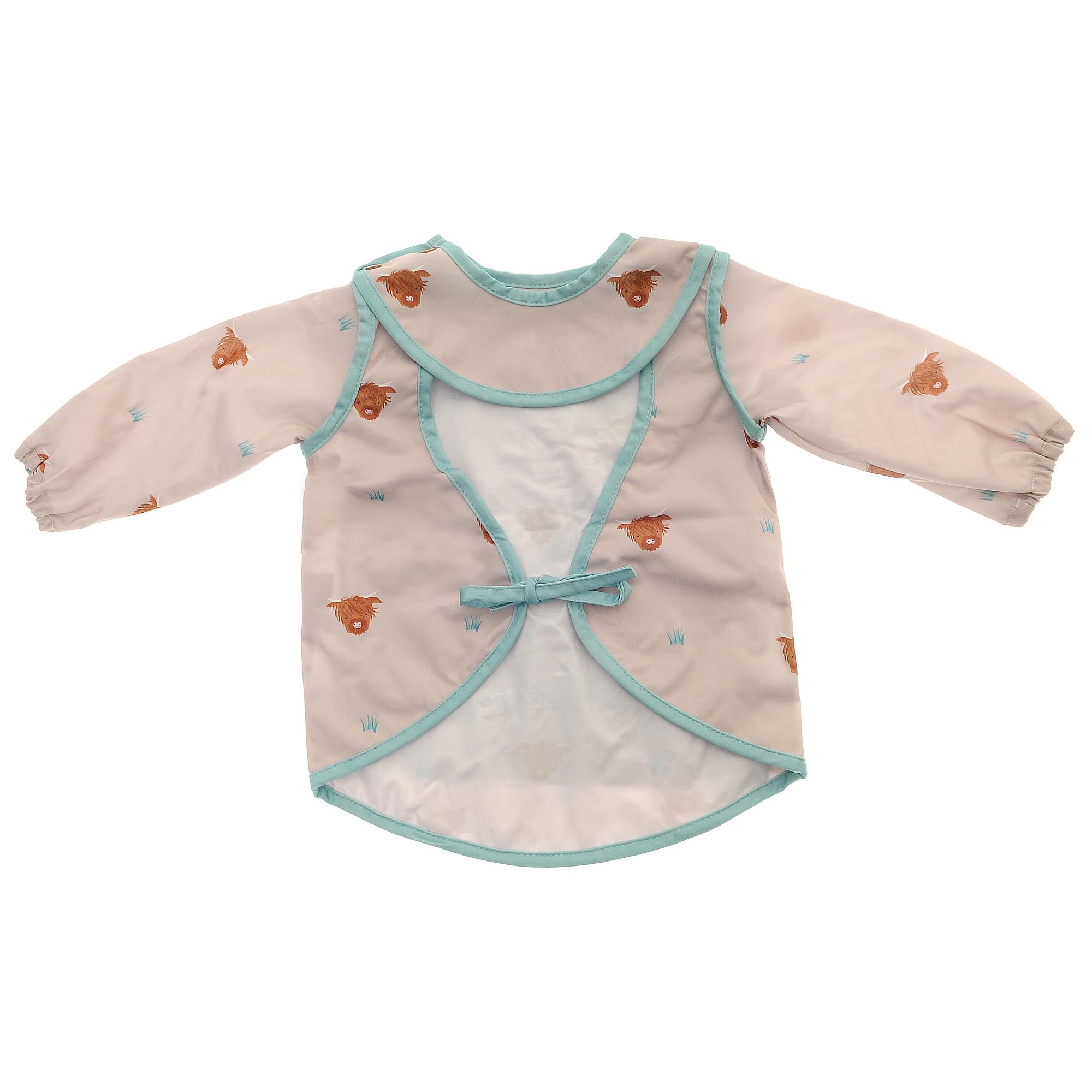 Highland cow coverall bib, toddler - Image 3