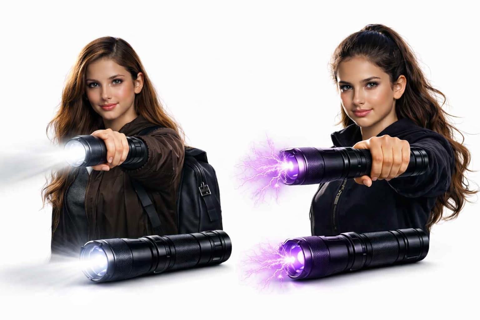 VEL SHOCK TORCH High Power flashlight and self defence non-lethal electric SHOCK tool for personal safety for women and girls-image-6