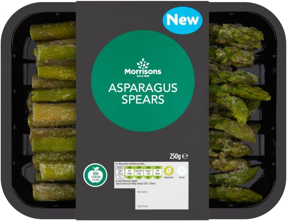 Morrisons Asparagus Spears, 250g (Frozen) Amazon.co.uk Grocery