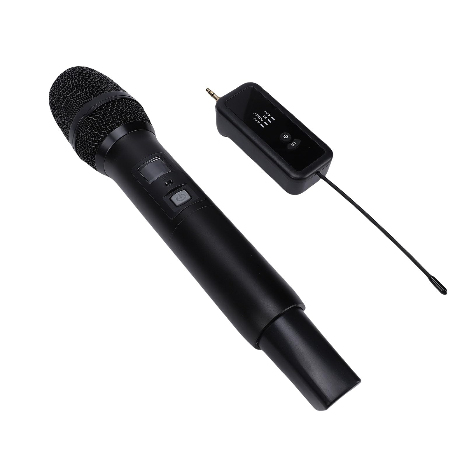 Microfonico Portatile Wireless, Microfono Dinamico, Microfono per Voce Chiara con Design Leggero e Portatile, Ideale per Karaoke, Streaming Live, Riunioni e Spettacoli all'aperto