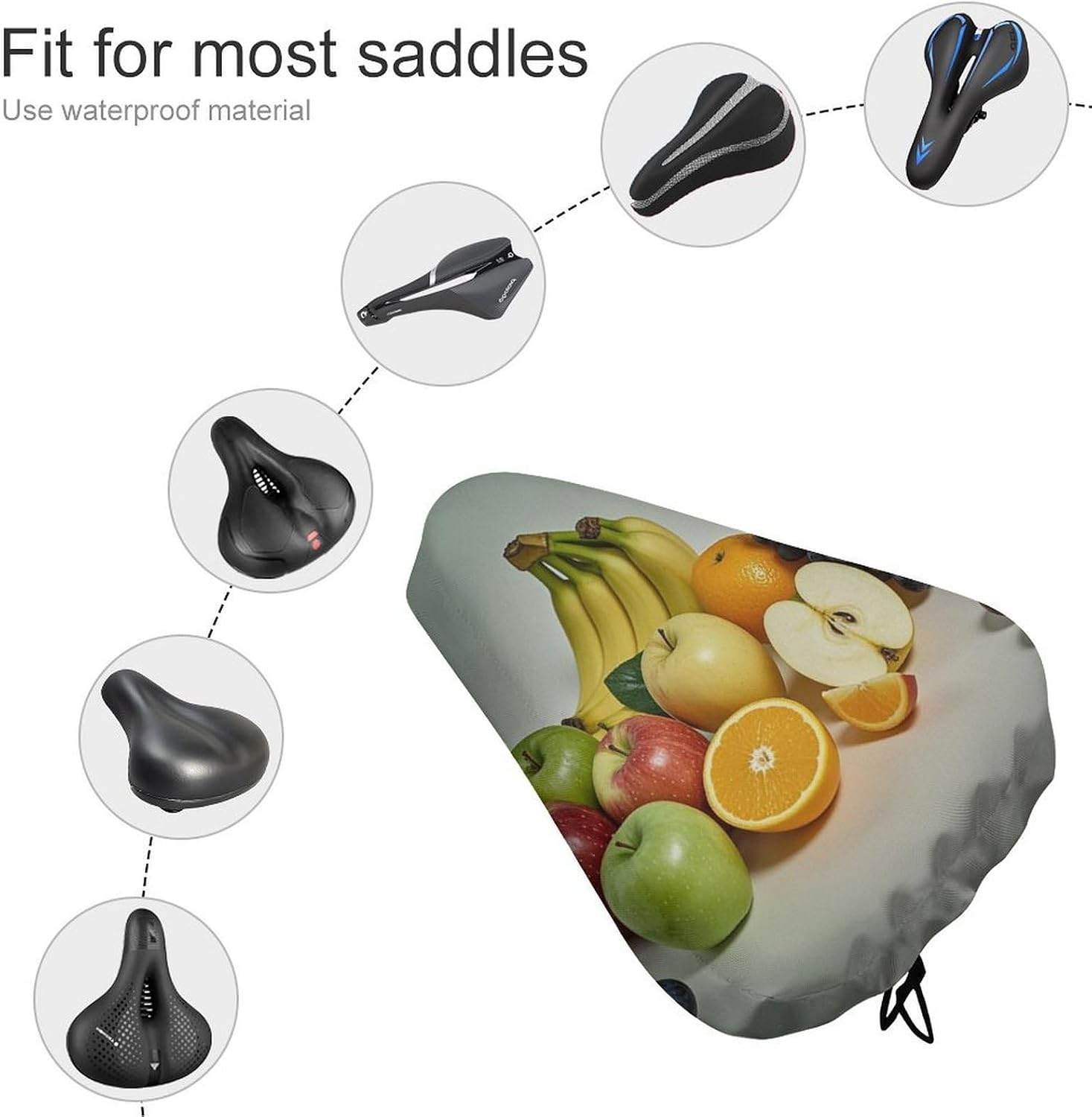 Bike Seat Cover, Dust-Proof Waterproof Bike Seat Cushion Protector image 3