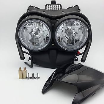 Amazon | QILONGバイク用 ヘッドライト ツインライト ダブル