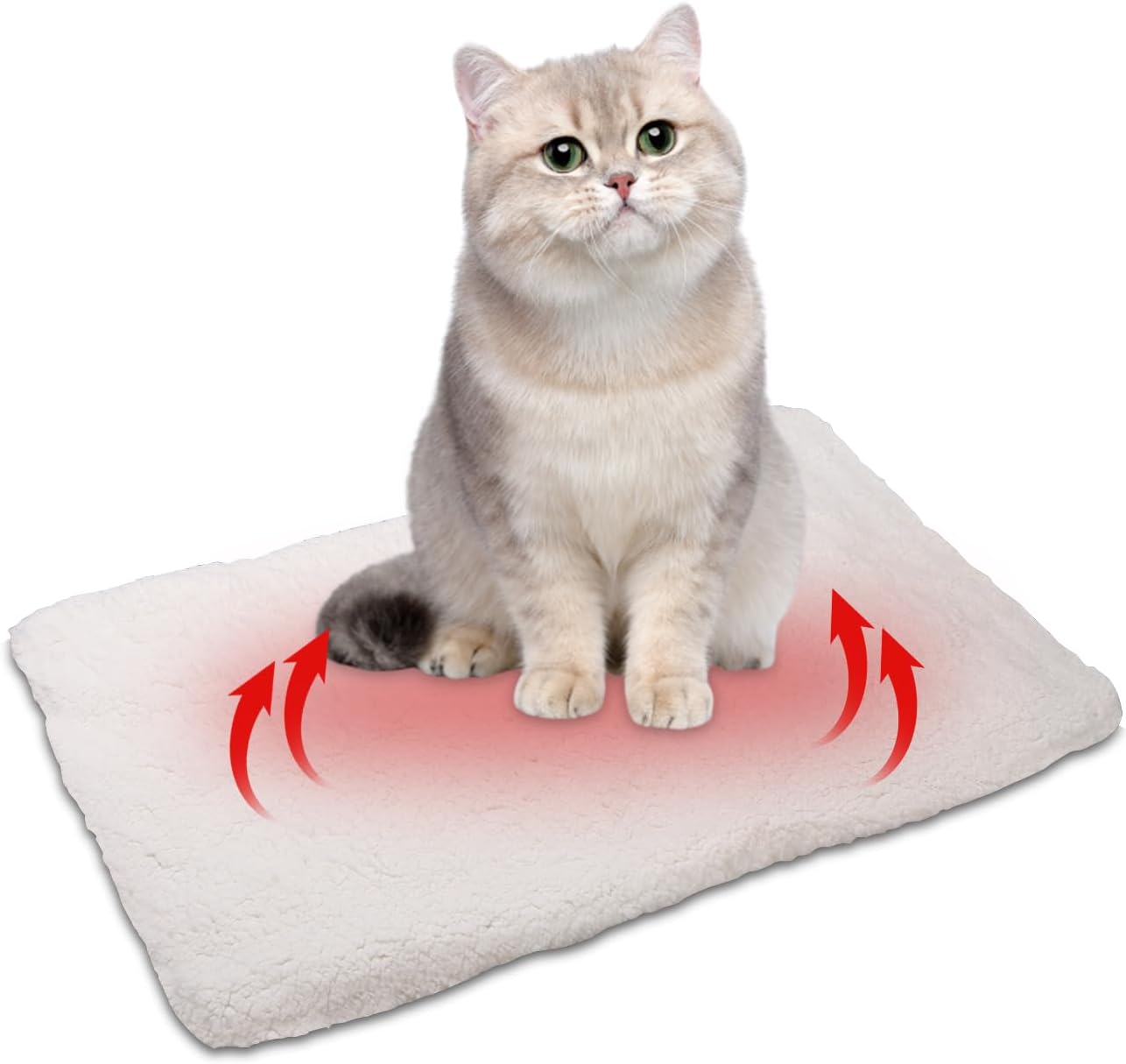 Coperta Autoriscaldante Per Gatti - 60x40 Cm, Lavabile, Senza Crepe, Tappetino Termico - Foto 8