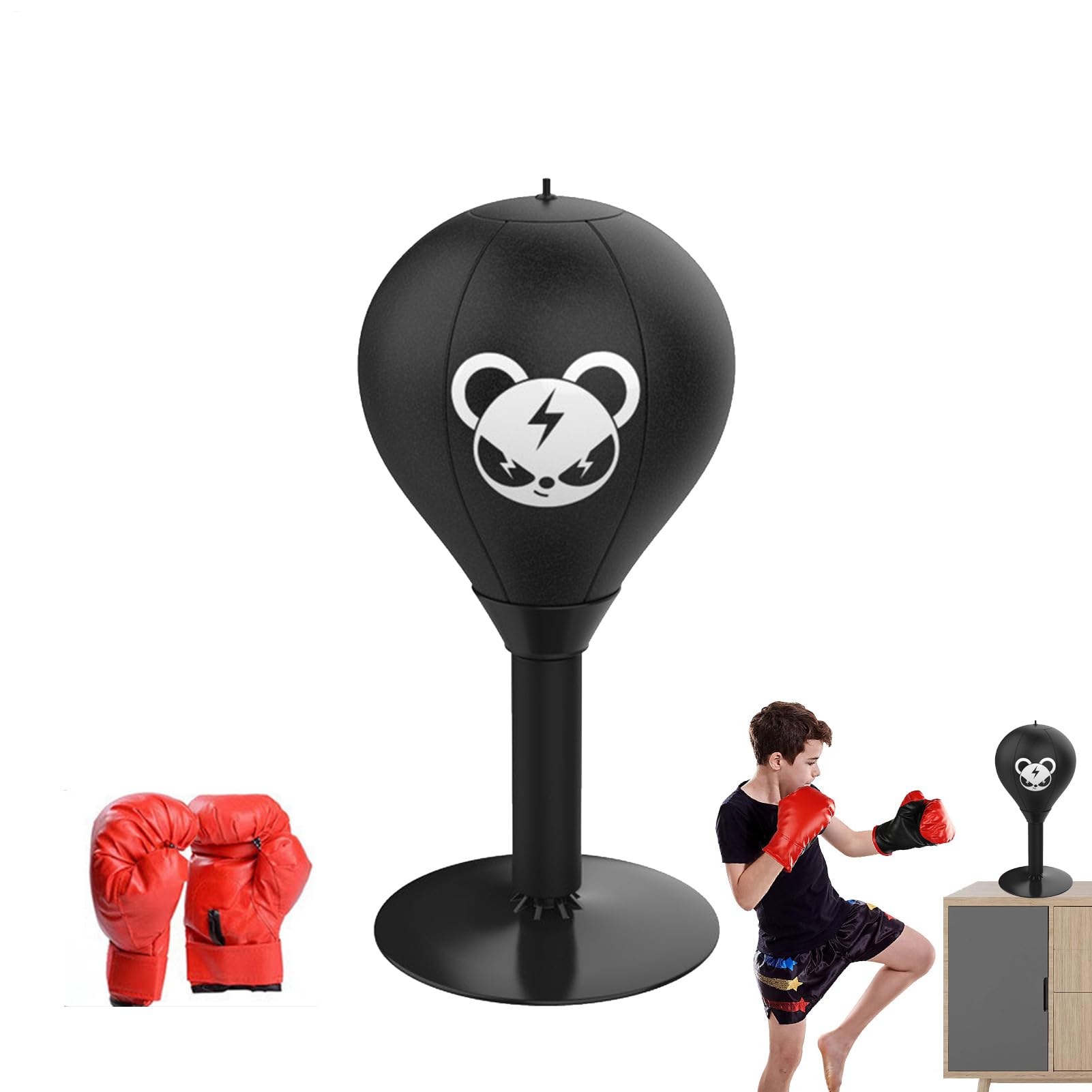 Sac de boxe de bureau à ventouse contre le stress du travail - 8