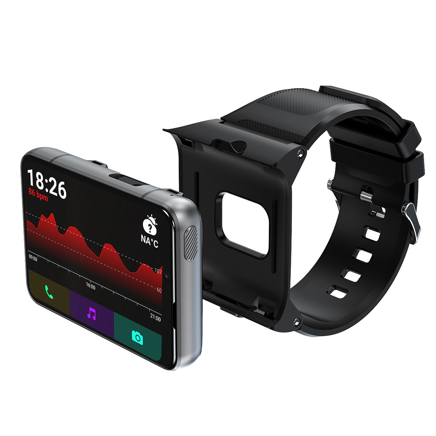 Reloj inteligente con GPS, pantalla táctil de 2.8 pulgadas, cámaras duales, 4G RAM/ROM, Bluetooth 5.0, impermeable IP67, compatible con todos los usuarios