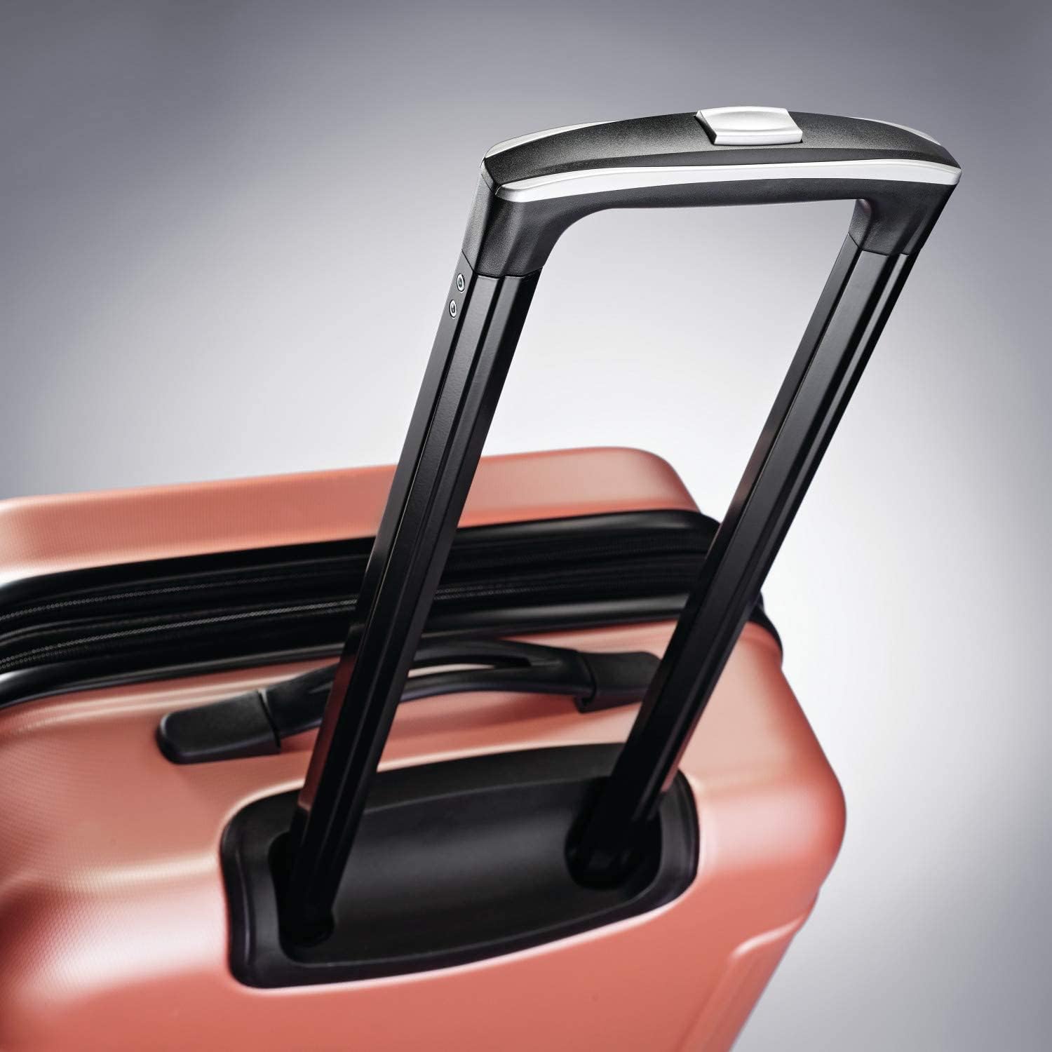  | American Tourister Moonlight Hardside Expandable Luggage with Spinner Wheels, Rose Gold, 3-Piece Set (21/24/28) | Carry-Ons