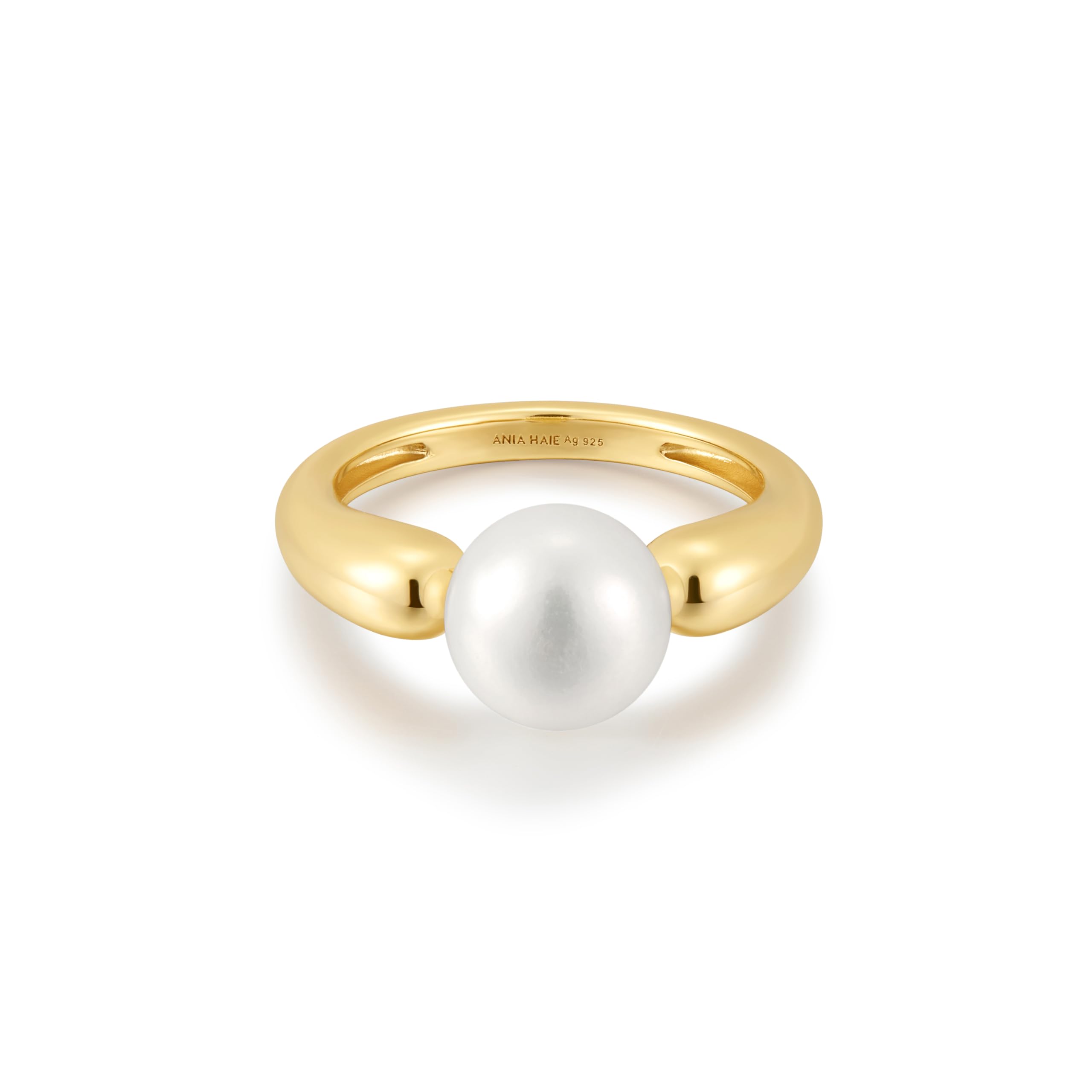 Bague fine Chic Creator perle d'eau douce Ania Haie qui ne ternit pas - 7