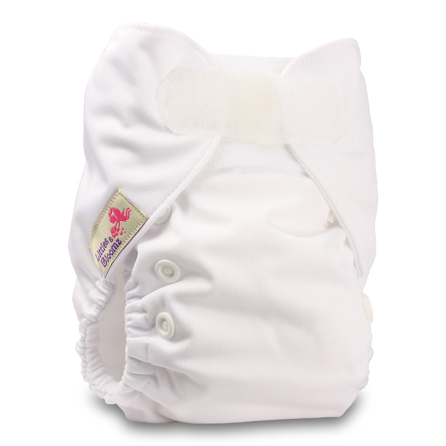 Littles & Bloomz, Newborn and Premature Reusable Pocket Cloth Nappy Pocket Diaper, 1 Newborn Nappy, 1 Newborn Microfibre Insert, Design 1