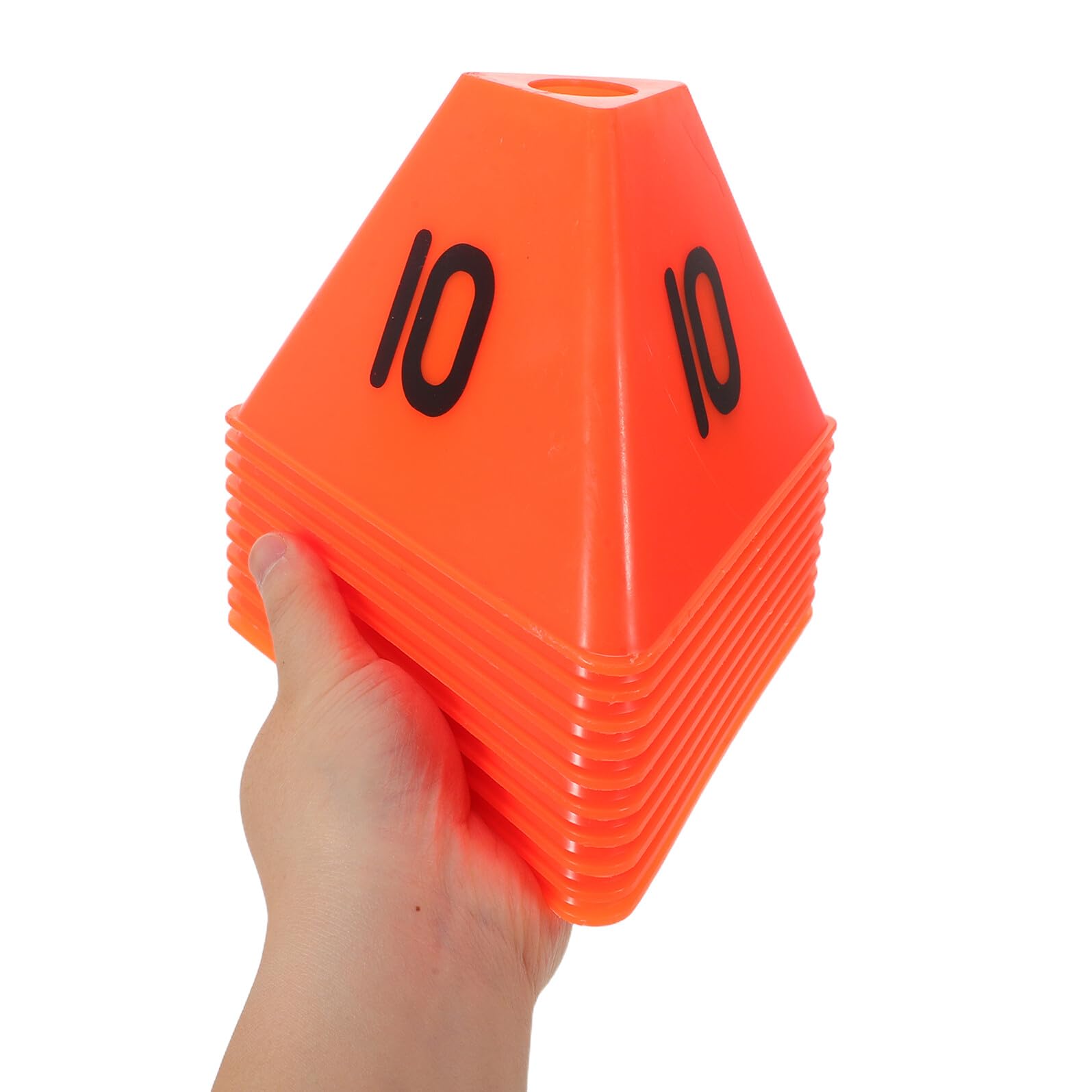 SUPVOX 10piezas Conos Deportivos Numerados Marcador de Entrenamiento de Fútbol Conos de Ejercicios de Fútbol para Entrenamiento de Agilidad Interiores y Exteriores